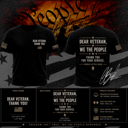 DEAR VETERAN. WE THE PEOPLE. Premium Tee