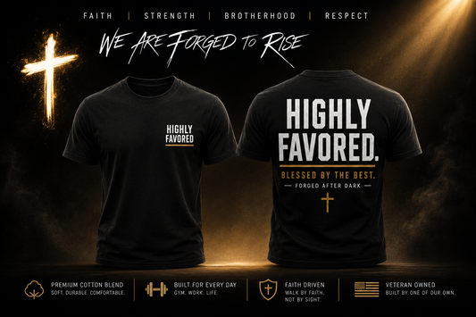HIGHLY FAVORED. Premium Tee
