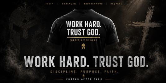 WORK HARD. TRUST GOD. Premium Tee